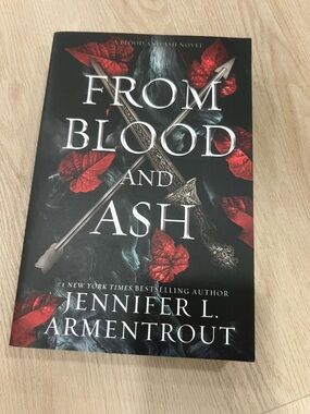 From Blood and Ash by Jennifer L. Armentrout - Black Cover with Red Accents